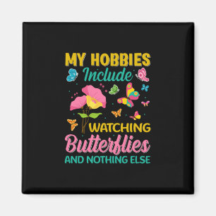 Butterfly-Geschenk Einschließlich Schmetterlinge Magnet