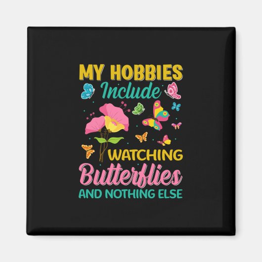 Butterfly-Geschenk | Einschließlich Schmetterlinge Magnet (Vorne)