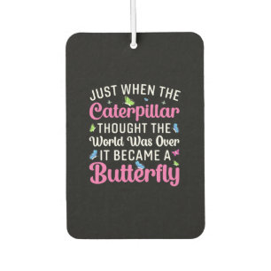 Butterfly-Geschenk Es wurde zum Schmetterling Autolufterfrischer