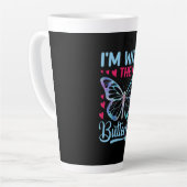 Butterfly-Geschenk | Ich bin mit dem Schmetterling Milchtasse (Linke Ecke)