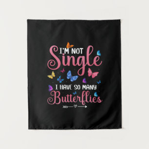 Butterfly-Geschenk Ich habe so viele Schmetterli Wandteppich