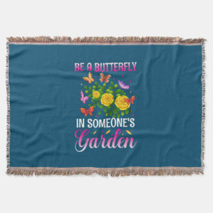 Butterfly-Geschenk Sei ein Schmetterling Decke