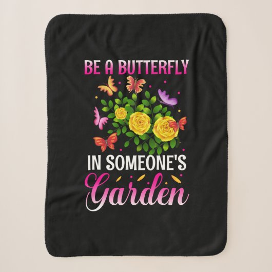 Butterfly-Geschenk | Sei ein Schmetterling Sherpadecke (Vorderseite)