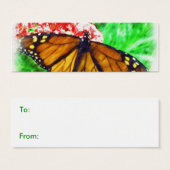 Butterfly-Geschenk-Tag (Vorne & Hinten)