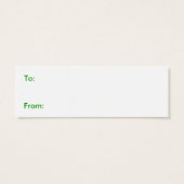 Butterfly-Geschenk-Tag (Rückseite)