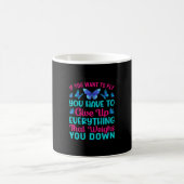 Butterfly-Geschenk | Wenn du Will zu fliegen Kaffeetasse (Mittel)