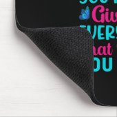 Butterfly-Geschenk | Wenn du Will zu fliegen Mousepad (Ecke)