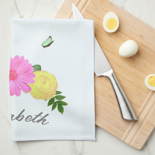 Butterfly Geschirrtuch (Viertel Falte)