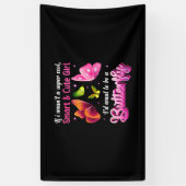 Butterfly Gift | I Would Want To Be A Butterfly Banner (Vertikal)