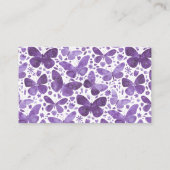 Butterfly-Gift-Registrierung Begleitkarte (Rückseite)