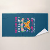 Butterfly Gift | They Call Me Crazy Butterfly Badehandtuch (Badehandtuch)