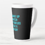 Butterfly Gift | Wake Up What Butterfly Milchtasse (Rechte Ecke)