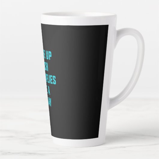 Butterfly Gift | Wake Up What Butterfly Milchtasse (Rechts)