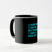 Butterfly Gift | Wake Up What Butterfly Tasse (Vorderseite Links)