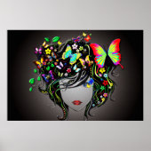 Butterfly Girl 1 Poster (Vorne)
