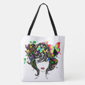 Butterfly Girl 1 Tasche (Rückseite)