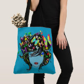 Butterfly Girl 1 Tasche (Von Nahem)