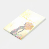 Butterfly Girl 5A Optionen Post-it Klebezettel (angewinkelt)