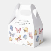 Butterfly Girl Baby Shower Paper Cup Geschenkschachtel (Vorderseite)