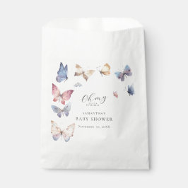 Butterfly Girl Baby Shower Paper Napkin Geschenktütchen