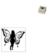 Butterfly-Girl Gummistempel (Stempel)