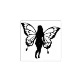 Butterfly-Girl Gummistempel (Prägung)