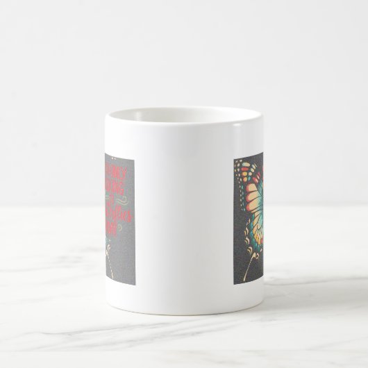 Butterfly Girl - Only Talking to Butterflies Kaffeetasse (Mittel)