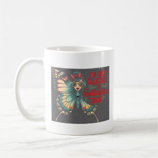 Butterfly Girl - Only Talking to Butterflies Kaffeetasse
