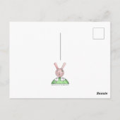 Butterfly Girl Postcard Postkarte (Rückseite)