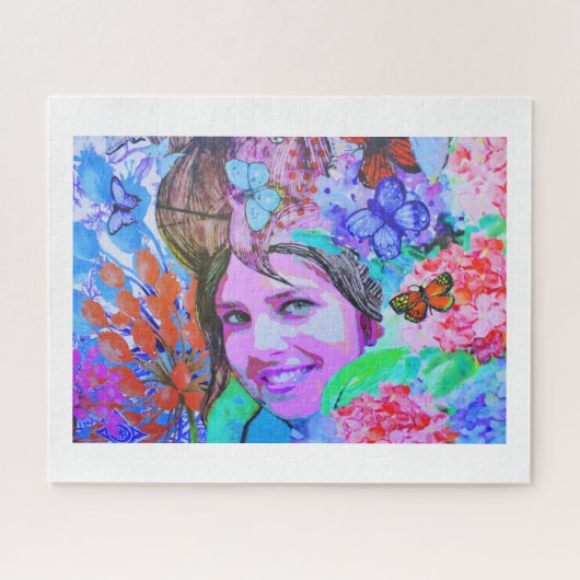 Butterfly-Girl Puzzle (Horizontal)