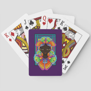 Butterfly Girl Spielkarten, Stil: Poker Spielkarten