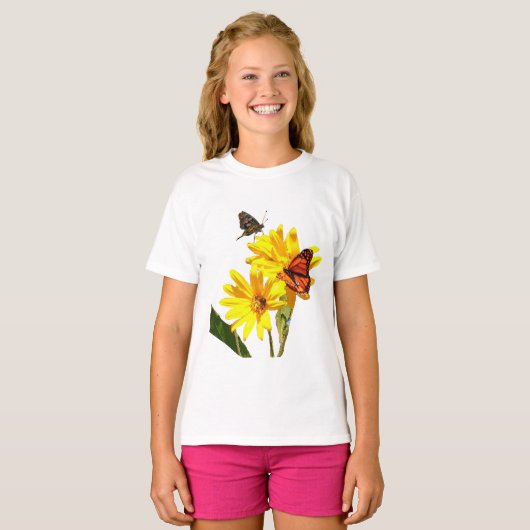 Butterfly Girl T-Shirt (Vorne ganz)
