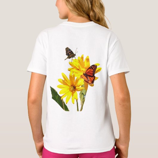 Butterfly Girl T-Shirt (Rückseite)