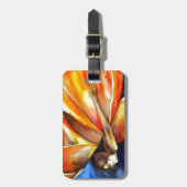 Butterfly Girl über das Original Fantasy Art Gepäckanhänger (Vorderseite vertikal)