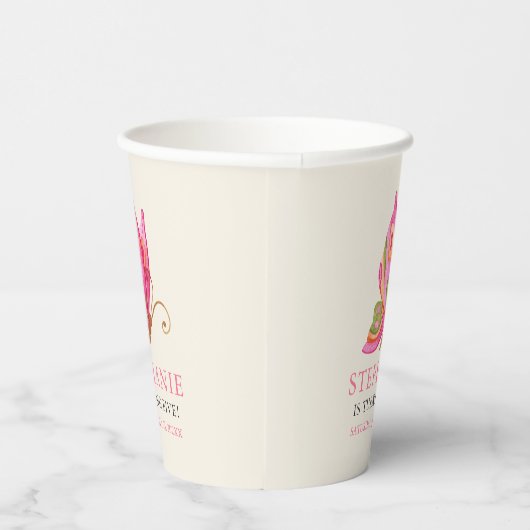 Butterfly Girls Geburtstagsparty Pappbecher (Rechts)