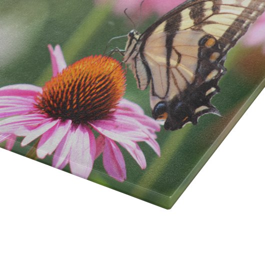 Butterfly Glass Cutting Board Schneidebrett (Ecke)