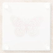 Butterfly Glass Untersetzer (Rückseite)