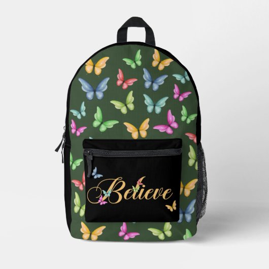 Butterfly Glaube Rucksack (Vorderseite)