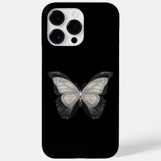 Butterfly-Glitzer Case-Mate iPhone Hülle (Rückseite)