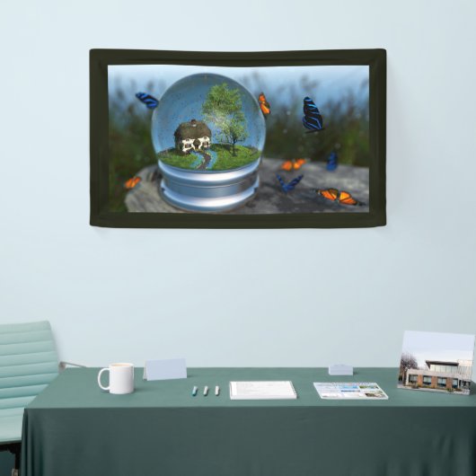 Butterfly Globe Banner (Messeveranstaltung)