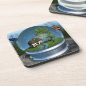Butterfly Globe Cork Untersetzer (Linke Seite)