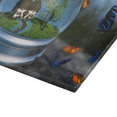 Butterfly Globe Cutting Board Schneidebrett (Ecke)
