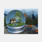 Butterfly Globe Doormat Fußmatte (Vorderseite)