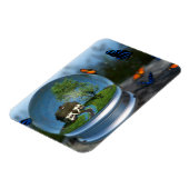 Butterfly Globe Flexible Magnet (Linke Seite)