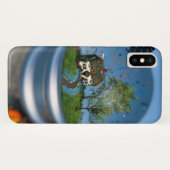 Butterfly Globe iPhone Case (Rückseite (Horizontal))
