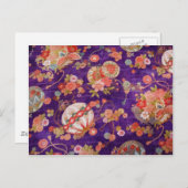 BUTTERFLY GLOBE KIMONO PRINT COLLECTION POSTKARTE (Vorne/Hinten)