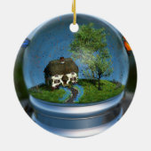 Butterfly Globe Ornament (Hinten)