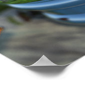 Butterfly Globe Print Poster (Ecke)