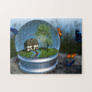 Butterfly Globe Puzzle