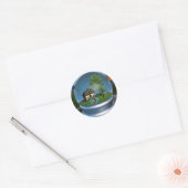 Butterfly Globe Stickers (Umschlag)